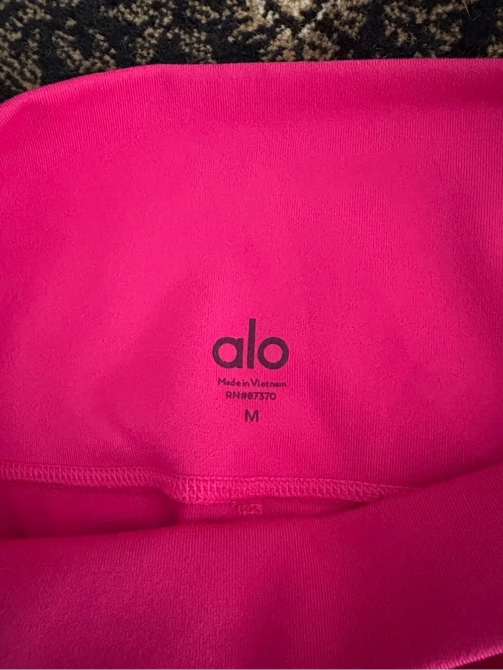 ALO Yoga High-Waist Bike Shorts in Hot Pink